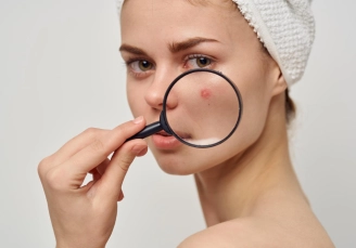 хирург вскрывает фурункул